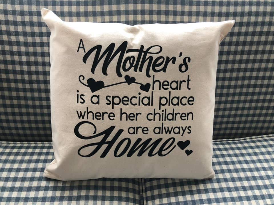 Mother's Heart pillow