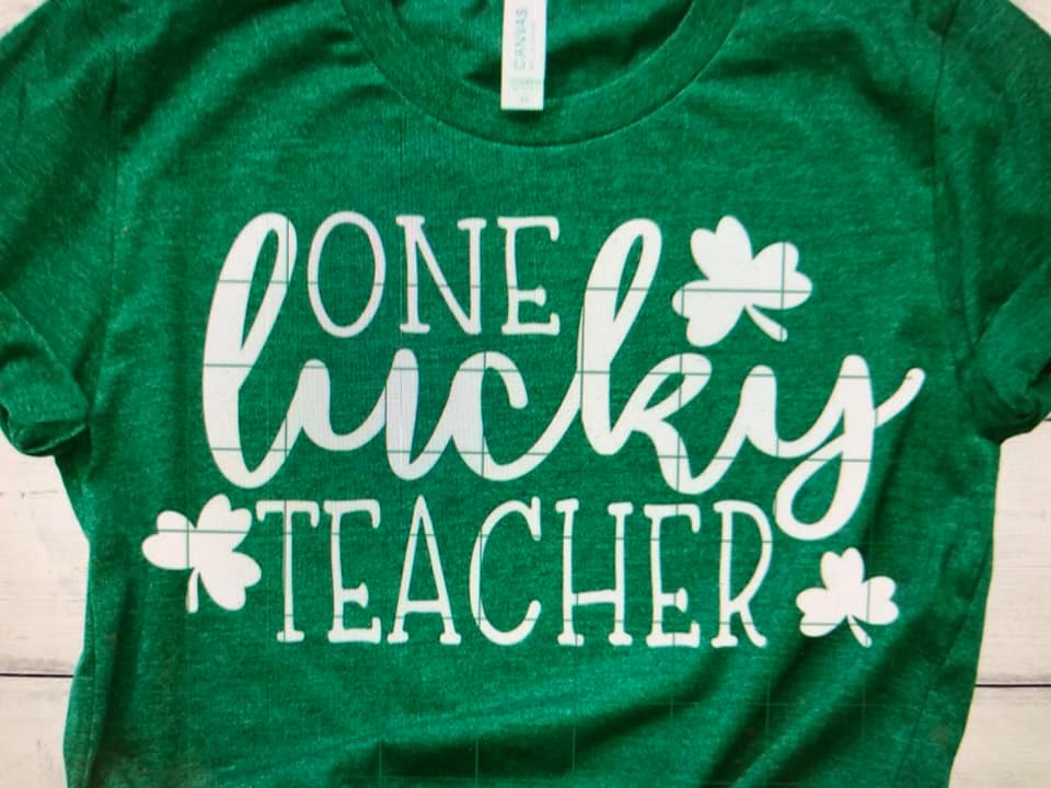 St Patrick's Day One Lucky Teacher Shirt