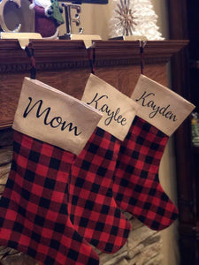 Red Stripe Stocking