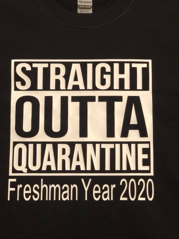 Straight Outta Quarantine Freshman Year 2020 Shirt