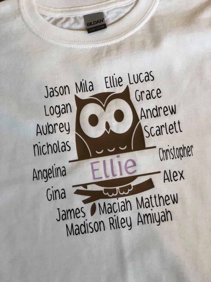 Student Owl Class shirt