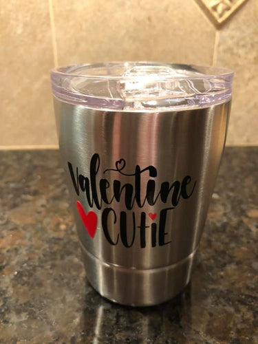 Valentine Cutie metal tumbler