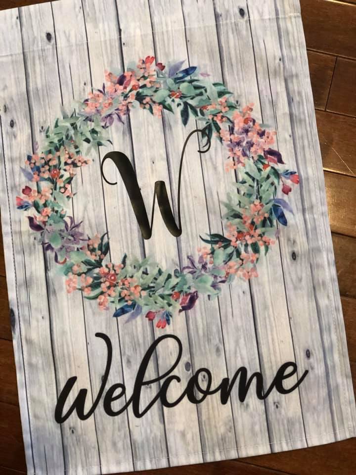 Welcome Garden Flag