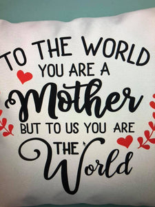 World mother Pillow